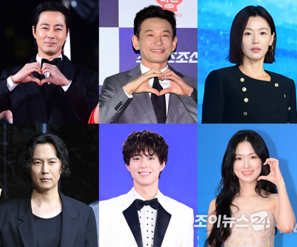 조인성, 황정민, 전지현, 김남길, 박보검, 김혜윤이 2026년 영화로 대중을 만난다. [사진=조이뉴스24 DB]