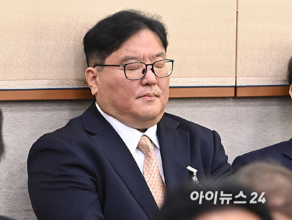 엄희준 광주고검 검사가 27일 국회 법제사법위원회에서 열린 대검찰청에 대한 국정감사에 출석하고 있다. [사진=곽영래 기자]
