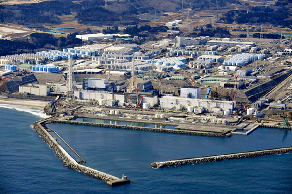 지난 2021년 2월13일 일본 동북부 후쿠시마현에 있는 후쿠시마 제1 원자력 발전소의 모습. [사진=뉴시스]