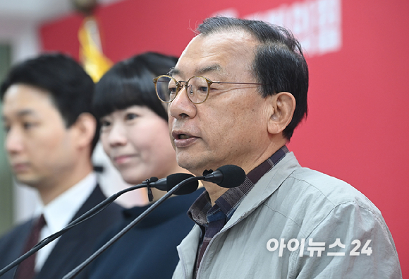 이정현 국민의힘 공천관리위원장이 16일 서울 영등포구 여의도 중앙당사에서 공천 심사 결과를 발표하고 있다. [사진=곽영래 기자]