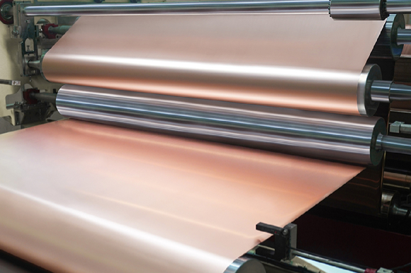 롯데에너지머티리얼즈 High-End 동박 사진. [사진= 롯데에너지머티리얼즈]