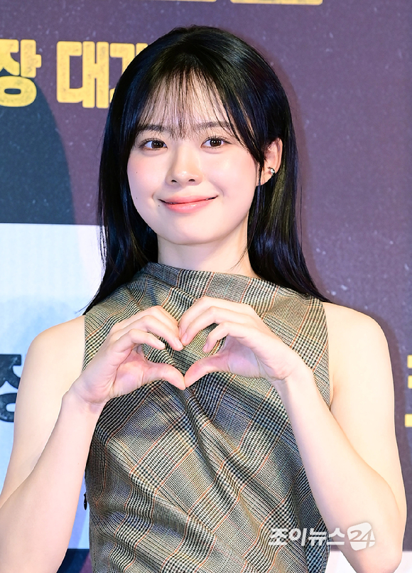 배우 이재인이 1일 오후 서울 송파구 롯데시네마 월드타워점에서 열린 영화 '콘크리트 마켓'(감독 홍기원) 언론시사회에 참석하고 있다. [사진=정소희 기자]