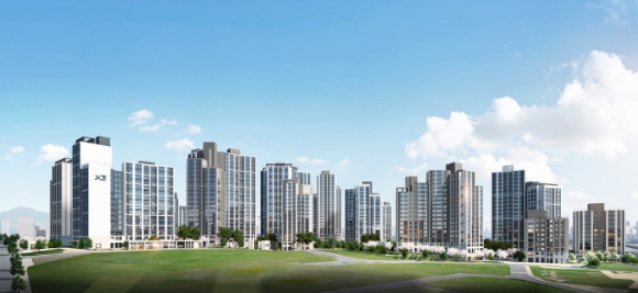 '북서울자이 폴라리스' 투시도. [사진=GS건설]