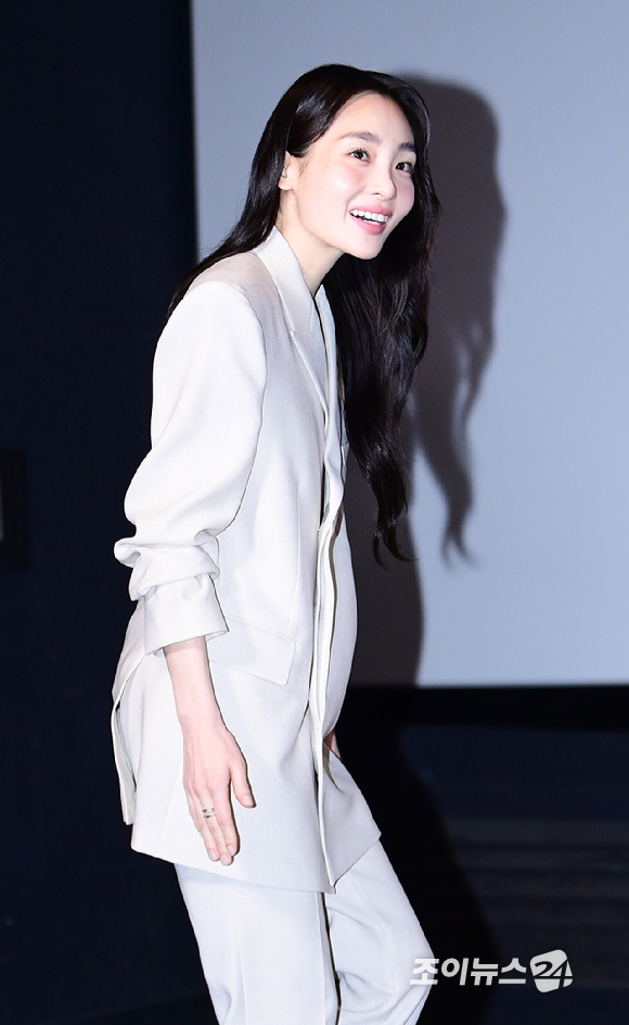 배우 김민하가 26일 오후 서울 CGV용산아이파크몰에서 열린 영화 '하나 코리아'(감독 프레드릭 쇨베르) 언론시사회에 참석하고 있다. [사진=정소희 기자]