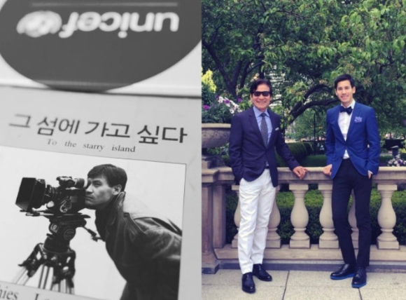 안성기 장남 안다빈이 아버지를 향한 마음을 담은 사진을 공개해 먹먹함을 안겼다. [사진=안성기 아들 안다빈 인스타그램]