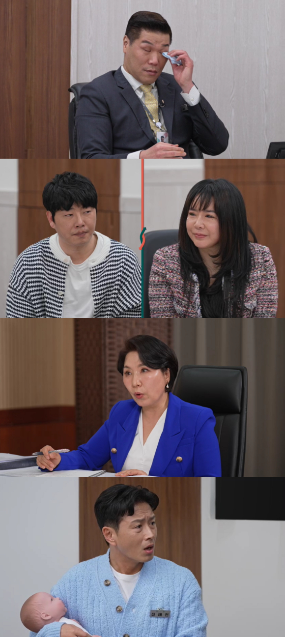 '이혼숙려캠프' 서장훈, 박하선, 진태현 모두 눈물을 흘린 사연이 등장한다. [사진=JTBC]