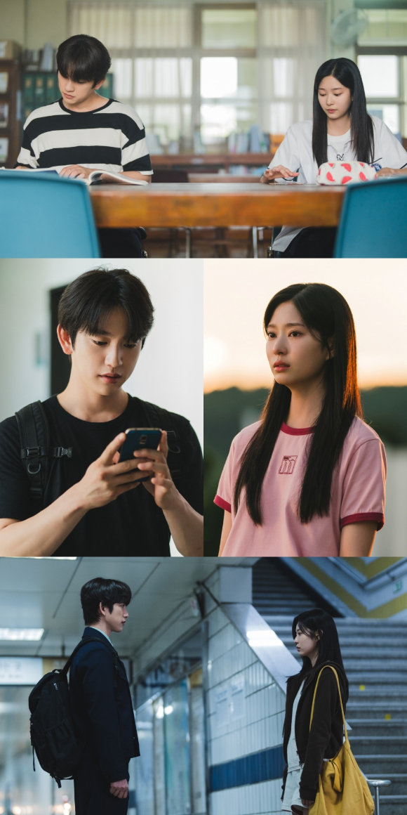 배우 박진영과 김민주가 JTBC 금요시리즈 '샤이닝'에서 호흡을 맞추고 있다. [사진=SLL, 카카오엔터테인먼트]