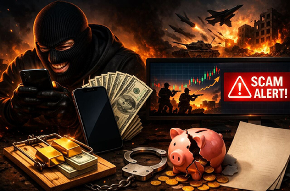 중동 사태에 따른 국민 불안을 악용한 피싱범죄 시도가 기승을 부리고 있다. 사진은 AI 생성 이미지. [사진=AI 생성 이미지]