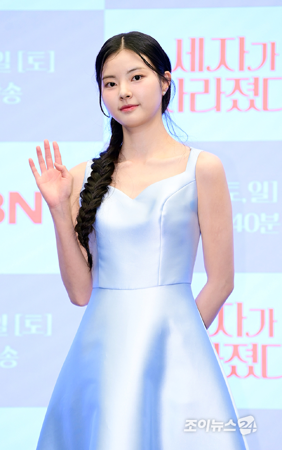 배우 홍예지가 12일 오전 서울 마포구 상암동 스탠포드호텔에서 열린 MBN 새 토일드라마 '세자가 사라졌다' 제작발표회에 참석하고 있다. [사진=정소희 기자]