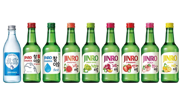 진로 수출용 제품 이미지. [사진=하이트진로]