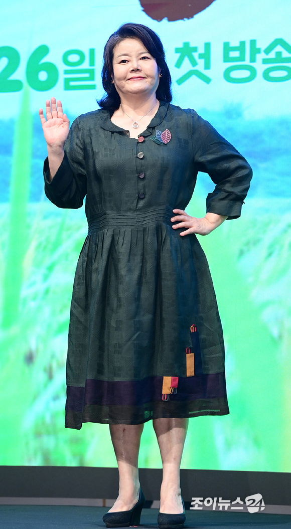 배우 남권아가 25일 서울 구로구 디큐브시티 더세인트에서 진행된 KBS 2TV 미니시리즈 '심우면 연리리' 제작발표회에 참석하고 있다. [사진=정소희 기자]