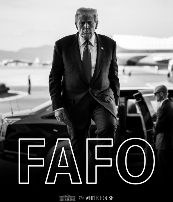 지난 3일 마두로 대통령 체포 직후 백악관이 공개한 사진. [사진=백악관 X]