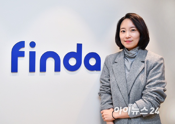이혜민 핀다 공동대표가 23일 서울 강남구 핀다 사옥에서 아이뉴스24와 인터뷰를 하고 있다. [사진=곽영래 기자]