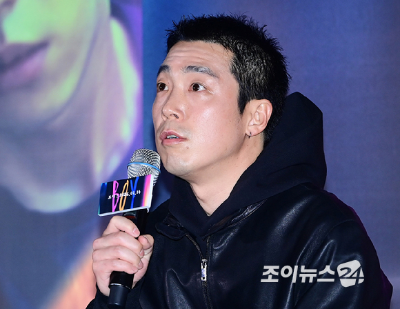 이상덕 감독이 6일 오후 서울 CGV 용산아이파크몰에서 열린 영화 '보이'(감독 이상덕) 언론시사회에 참석하고 있다. [사진=정소희 기자]