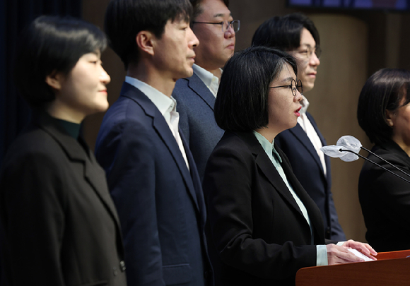 용혜인 새진보연합 상임선대위원장이 7일 오전 서울 여의도 국회에서 '비례연합정당 추진 방향 제안' 기자회견을 하고 있다. 2024.02.07. [사진=뉴시스]