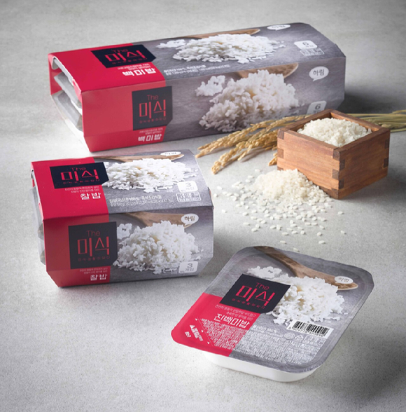 더미식 진백미밥, 찰밥. [사진=하림산업]