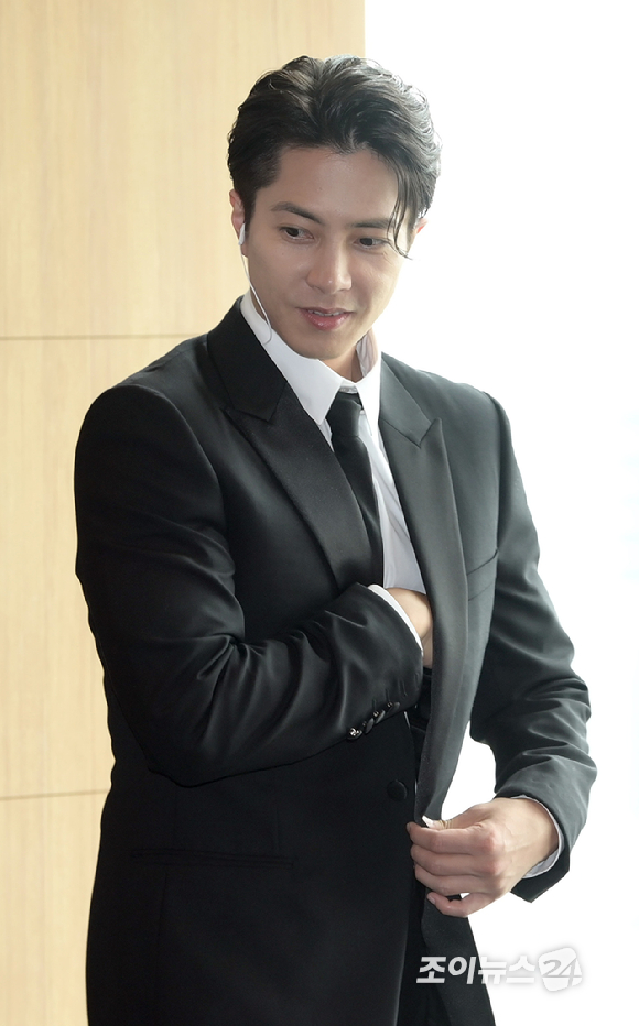 일본 배우 야마시타 토모히사가 22일 오후 서울 강남구 인터컨티넨탈 서울 코엑스에서 열린 영화 'SEE HEAR LOVE'(씨 히어 러브) 내한 기자간담회에 참석하고 있다. [사진=정소희 기자]