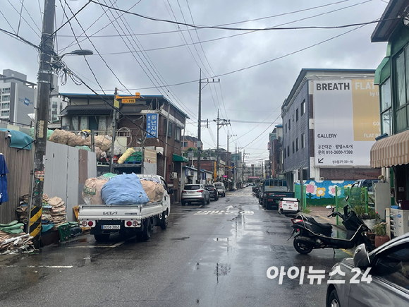 7일 오전 서울 성동구 성수동2가 성수전략정비구역 제3지구 일대. [사진=정승필 기자]