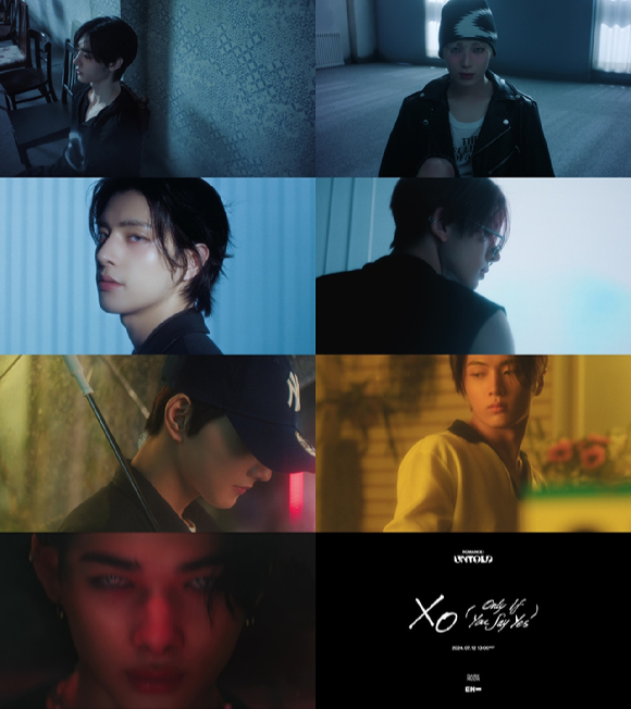 엔하이픈 'XO' 뮤직비디오 티저 갈무리 [사진=빌리프랩]