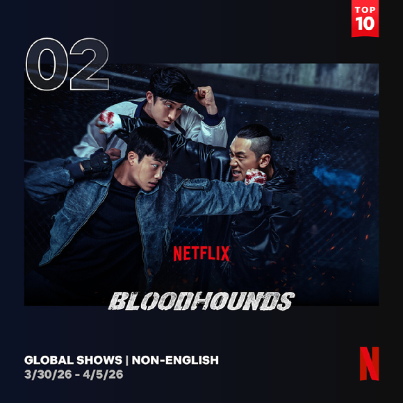 '사냥개들' 시즌2가 글로벌 2위에 올랐다. [사진=넷플릭스]