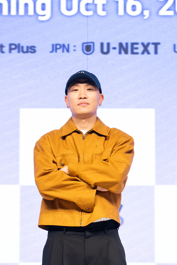  힙팝 프린세스' 제작발표회에서 포즈를 취하고 있다. [사진=Mnet]