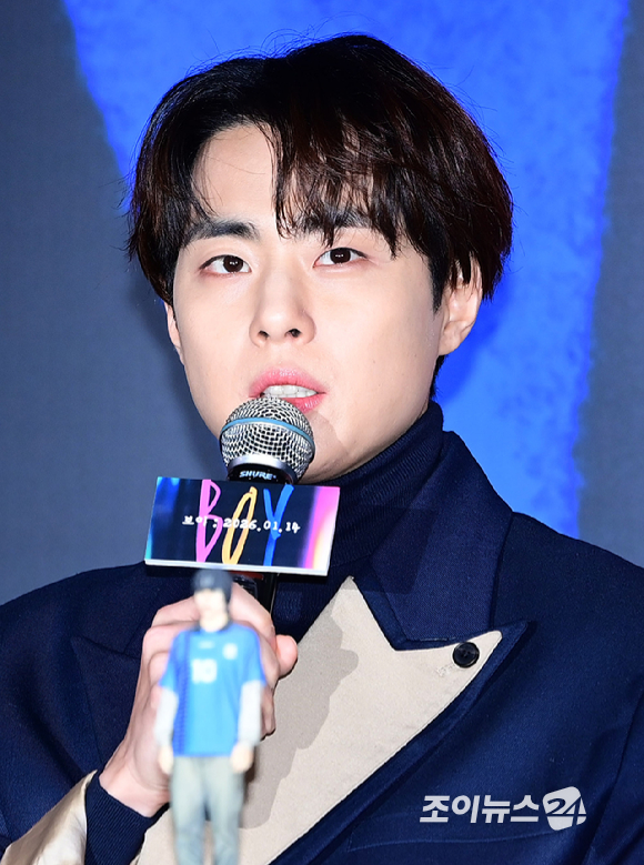 배우 조병규가 6일 오후 서울 CGV 용산아이파크몰에서 열린 영화 '보이'(감독 이상덕) 언론시사회에 참석하고 있다. [사진=정소희 기자]