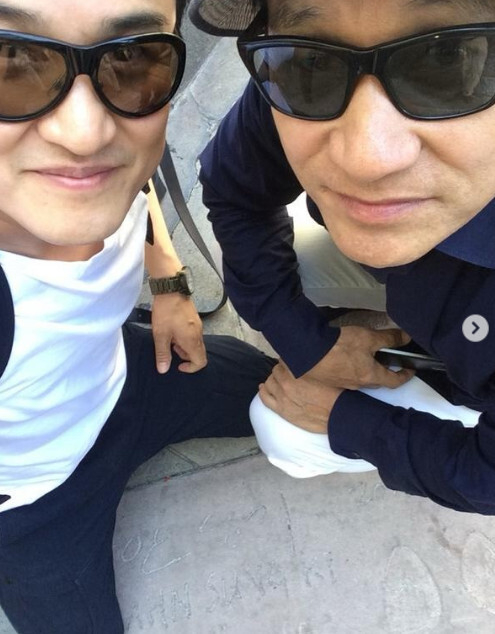 박중훈 故 안성기 [사진=박중훈 SNS]