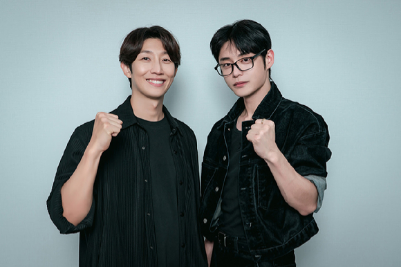 영화 '사이렌' 주연을 맡은 강기영과 제로베이스원 김지웅 [사진= 테이크원컴퍼니, 초록뱀미디어]