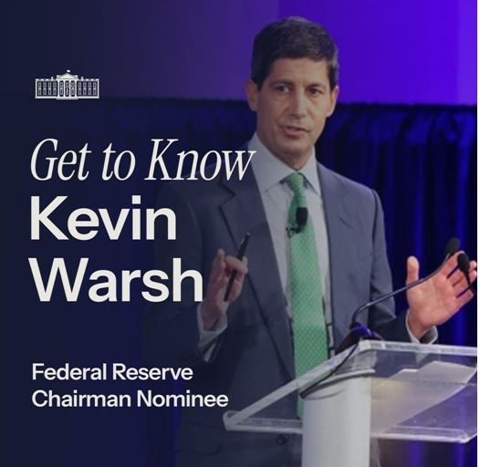 트럼프 미국 대통령이 케빈 워시 전 연준 이사를 차기 연준 의장 후보로 지명했다. [사진=백악관 X]