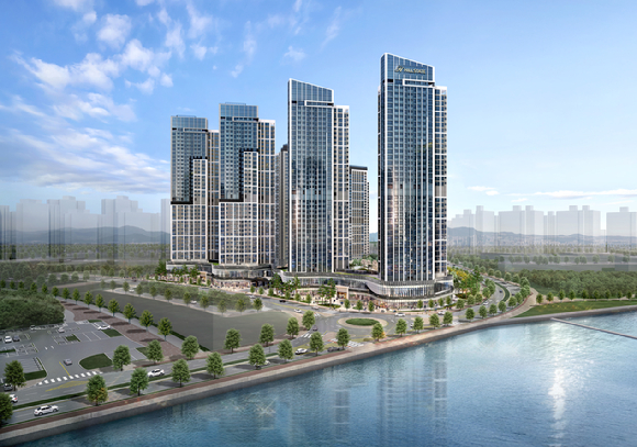 힐스테이트 더웨이브시티 투시도. [사진=현대건설]