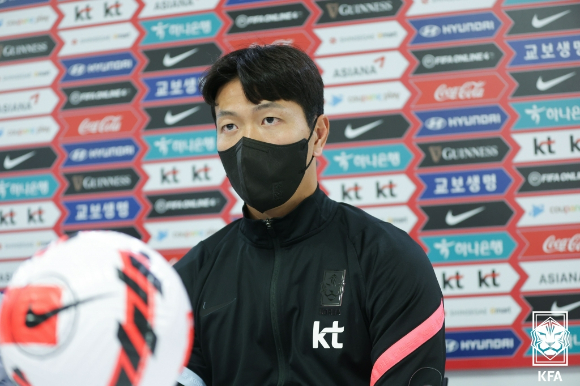 한국 축구대표팀의 중앙 수비수 김영권. [사진=대한축구협회(KFA)]