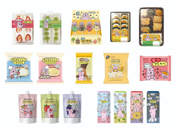 이마트24와 김토끼 스튜됴 협업 상품 이미지. [사진=이마트24]