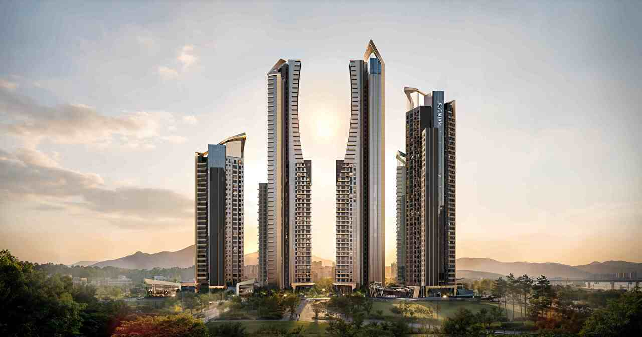 삼성물산 건설부문이 신반포19&middot;25차에 제안한 '래미안 일루체라' 투시도. [사진=삼성물산 건설부문]