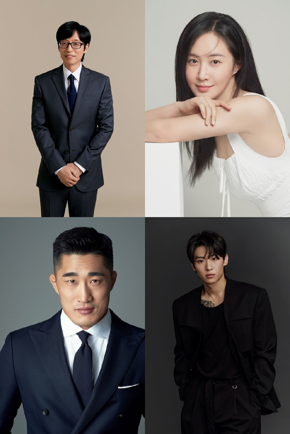 유재석, 권유리, 김동현, 덱스 [사진=안테나, SM엔터테인먼트, 본부이엔티, 킥더허들 스튜디오]