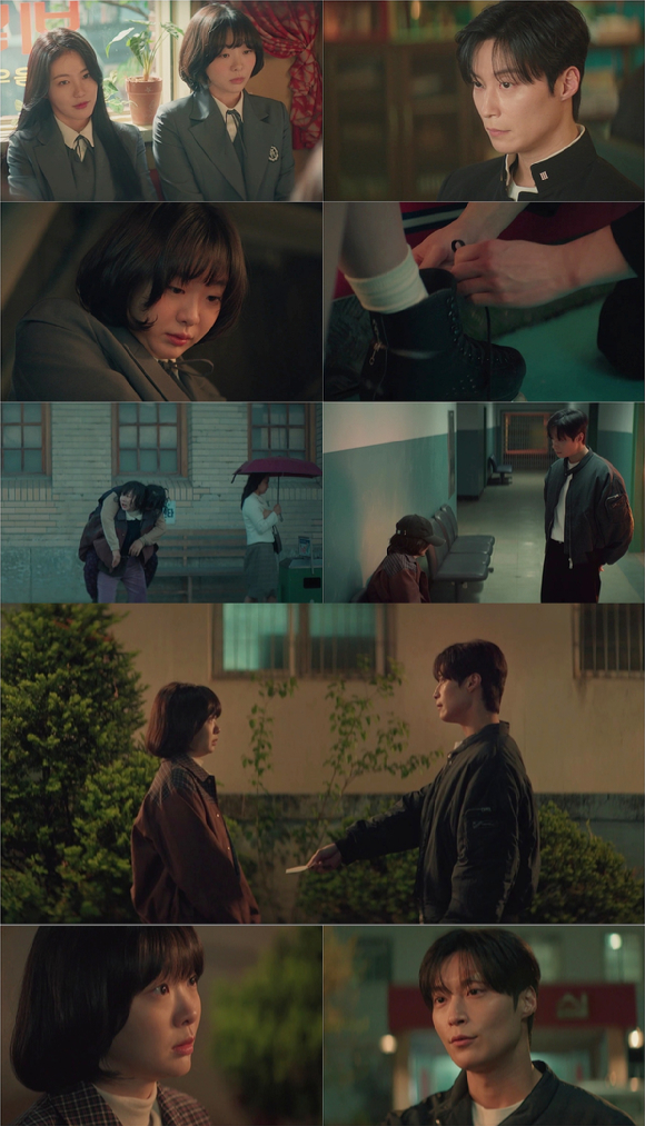 &apos;백번의 추억&apos; 김다미, 허남준→신예은♥에 엇갈린 쪽지⋯시청률 4.3%