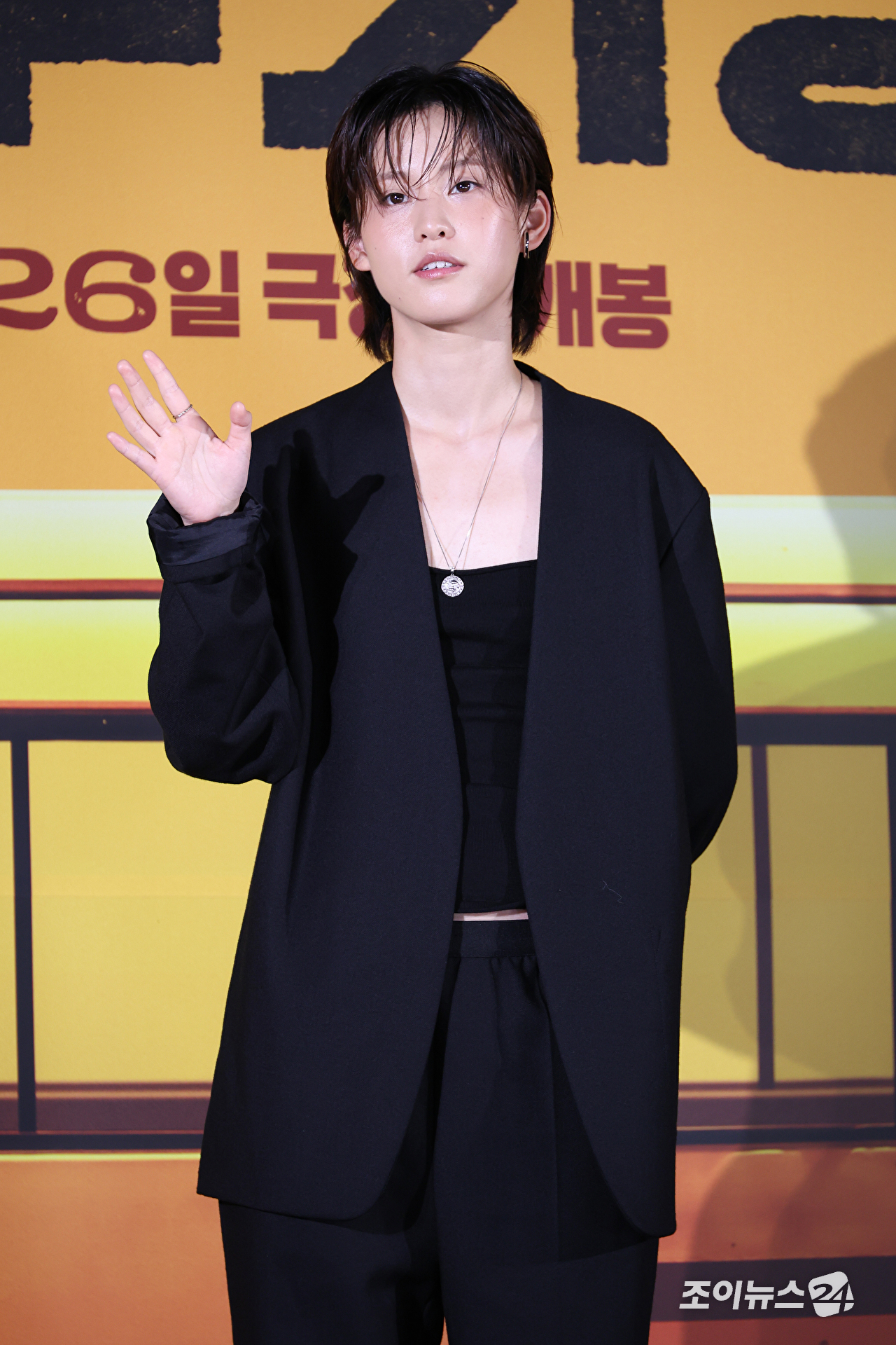 배우 이연이 27일 오전 서울 광진구 자양동 롯데시네마 건대입구점에서 열린 영화 '경주기행'(감독 김미조) 제작보고회에 참석해 포즈를 취하고 있다. [사진=문수지 기자]