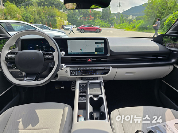 현대차 '더 뉴 아이오닉 6' 정측면. [사진=김종성 기자]