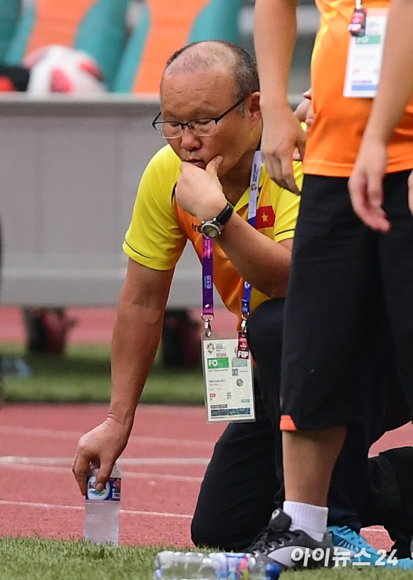 박항서 감독이 지휘봉을 잡고 있는 베트남 축구대표팀은 2022 카타르월드컵 아시아지역 최종예선 B조에서 4연패를 당하면서 조 최하위에 머물렀다. [사진=아이뉴스24 포토 DB]