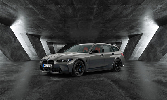 BMW 5월 온라인 한정 에디션_M3 컴페티션 M xDrive 투어링 드라빗 그레이 에디션 [사진=BMW 코리아]