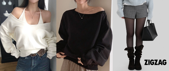 카카오스타일 원숄더 패션 이미지. [사진=카카오스타일]