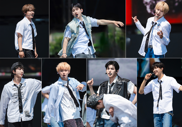 킥플립 '롤라팔루자 시카고' 현장 사진 [사진=JYP엔터테인먼트]