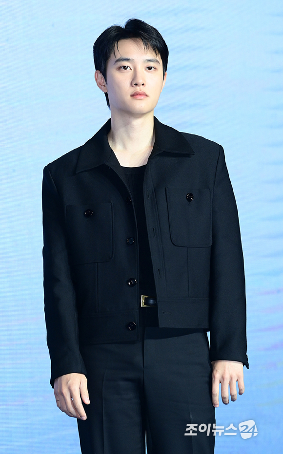 배우 도경수가 3일 오전 서울 영등포구 콘래드 서울에서 열린 디즈니 플러스 오리지널 '조각도시' 제작발표회에 참석하고 있다. [사진=정소희 기자]