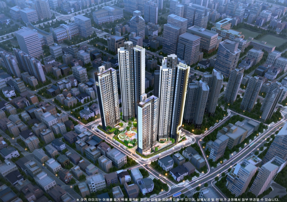 '문수로 센트레빌 에듀리체' 조감도 [사진=동부건설]