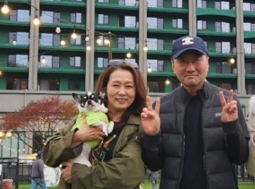 문희경 故 최정우 [사진=문희경 SNS]