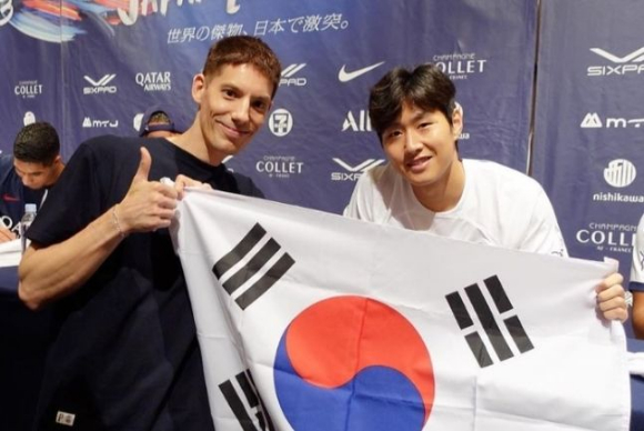 파비앙(왼쪽)과 이강인. [사진=파비앙 인스타그램]