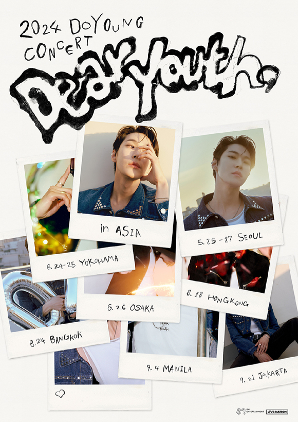 NCT 도영 첫 단독 콘서트 'Dear Youth' 아시아 투어 포스터 [사진=SM엔터테인먼트]