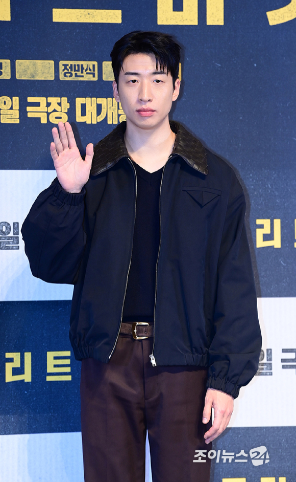 배우 유수빈이 1일 오후 서울 송파구 롯데시네마 월드타워점에서 열린 영화 '콘크리트 마켓'(감독 홍기원) 언론시사회에 참석하고 있다. [사진=정소희 기자]