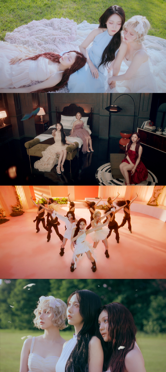 비비지 'La La Love Me' 뮤직비디오. [사진=빅플래닛메이드엔터]
