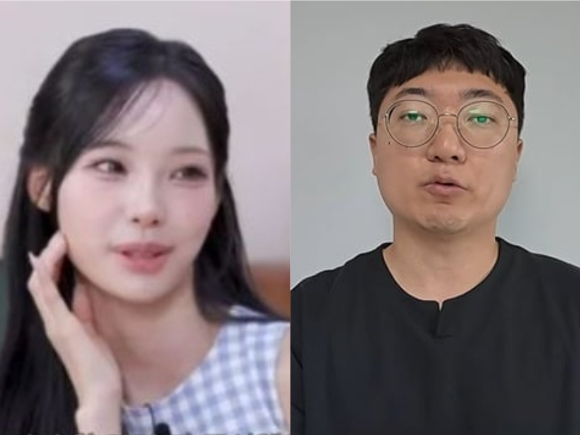 걸그룹 리센느 멤버 원이(좌), 유튜버 '충주맨' 김선태(우) [사진=케백수 오리지널, 김선태]