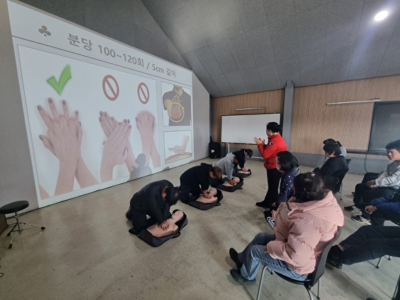  지난해 경상남도 밀양시가 개최한 시민안전교육 전경. [사진=경상남도 밀양시] 